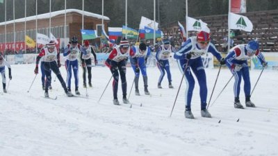 Эстафеты на молодёжном Первенстве России по лыжным гонкам