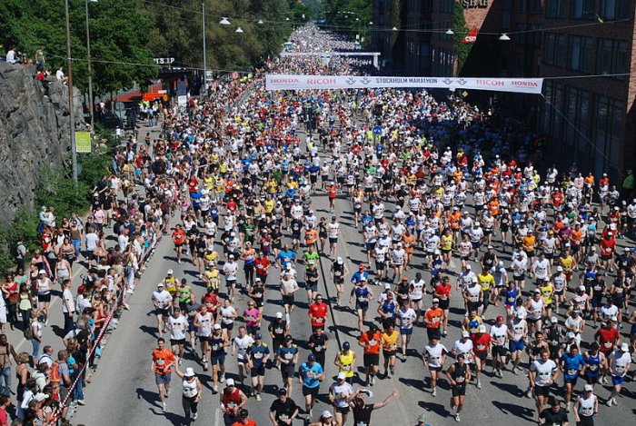 Какие изменения не характерны для марафонского бега