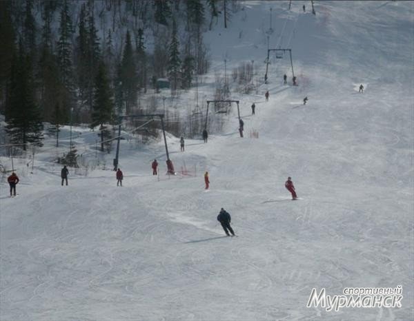 В Полярных Зорях состоялись соревнования по горным лыжам и сноуборду