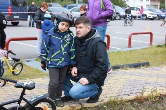 В Североморске соревновались юные велосипедисты