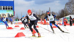 Коньковая гонка юношеского Первенства России по лыжным гонкам