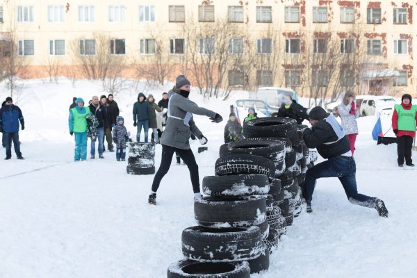 В Снежногорске прошли снежные бои