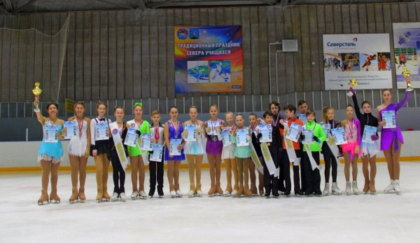 Соревнования по фигурному катанию 58 Праздника Севера учащихся.