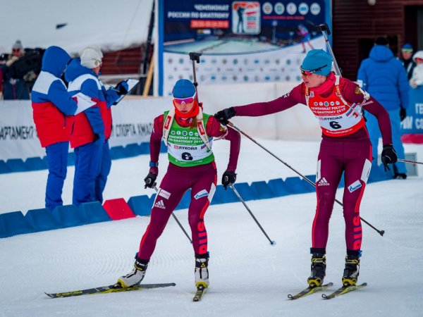 Эстафеты на Чемпионате России по биатлону