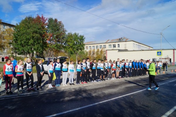 В Гаджиево прошла легкоатлетическая эстафета, посвященная Дню города