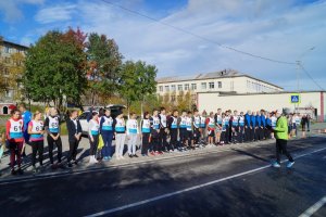 В Гаджиево прошла легкоатлетическая эстафета, посвященная Дню города