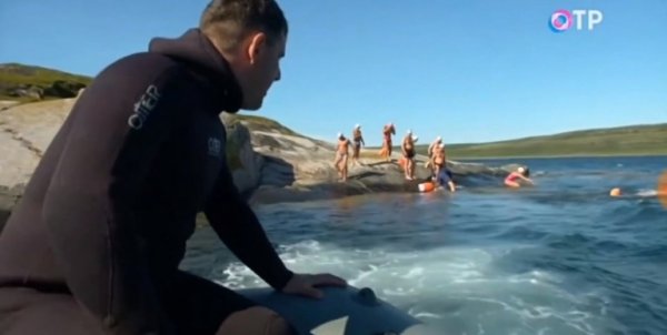 Мурманские "моржи" засветились на федеральном канале