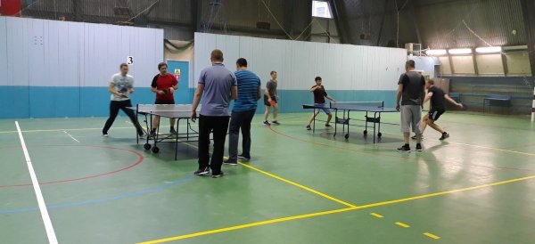 Первенство завода «Нерпа» по настольному теннису