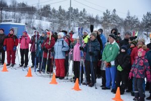 Открытие 48-го массового конкурса «Лыжня зовет!»