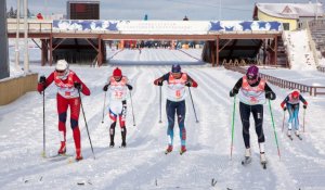 Спринт на Этапе Кубка России по лыжным гонкам