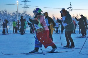 Открытие лыжной трассы в Коле
