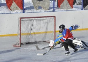 В Полярном прошел детский блиц-турнир по хоккею с шайбой