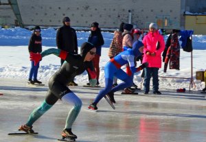 Всероссийские соревнования по конькобежному спорту 59 Праздника Севера учащихся.