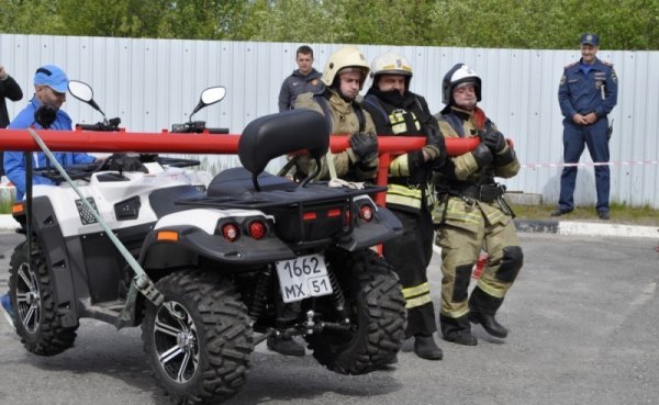 В Мурманске прошли тестовые соревнования по «Пожарной тяге»