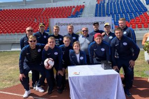 Футболисты Мурманского порта одержали две победы в Красноярске