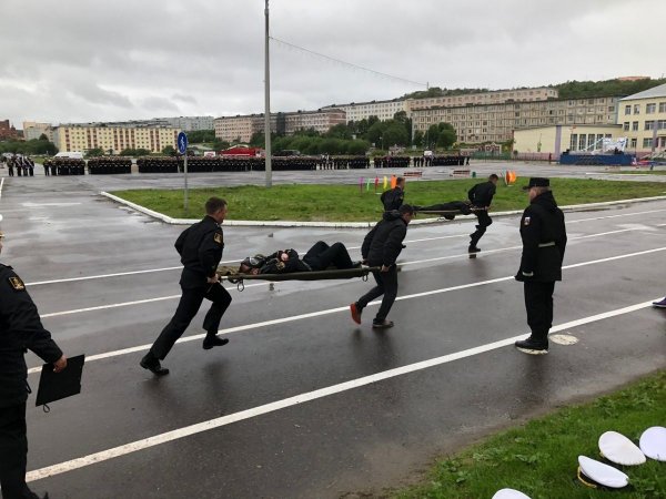 В Гаджиево соревновались военные