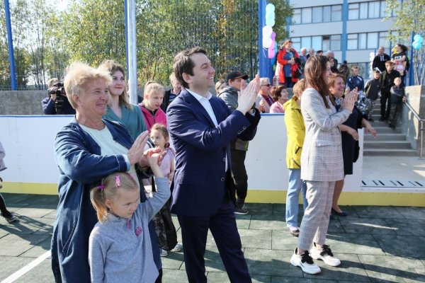 В Минькино появилась универсальная спортивная площадка