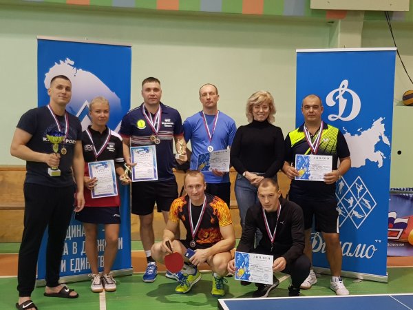Первенство "Динамо" по настольному теннису