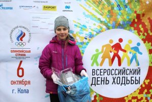 «Чистая ходьба» стала изюминкой Всероссийского дня ходьбы в Кольском районе