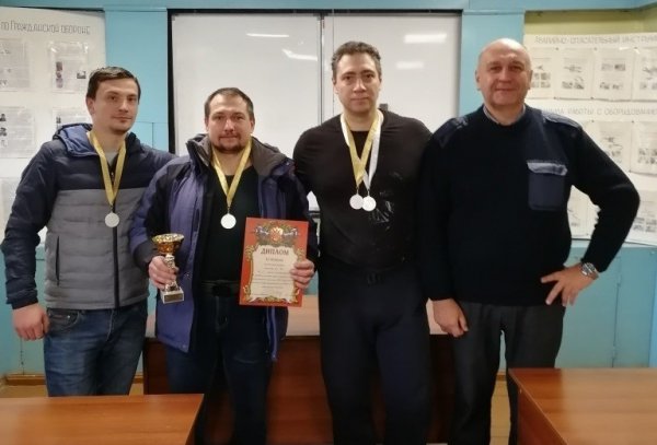 В Кандалакше прошли соревнования по гиревому спорту среди пожарных