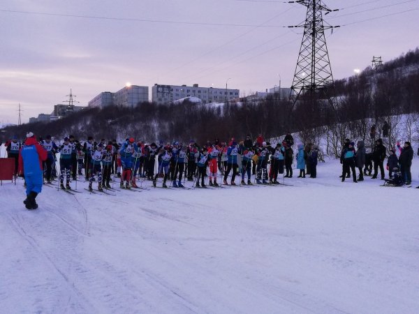 В Гаджиево прошла «Рождественская гонка»