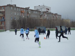 Мини-футболу на снегу