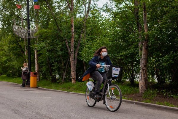 ВТБ: в выходные пользователи «Велобайка» проехали 2 тысячи раз
