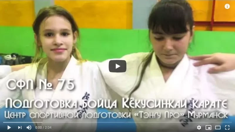 Подготовка бойца Кёкусинкай карате. Центр спортивной подготовки «Тэнгу Про» Мурманск