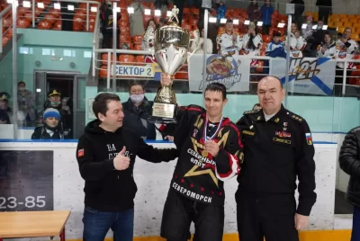 Сборная Северного флота стала трижды чемпионом Мурманской области по хоккею с шайбой
