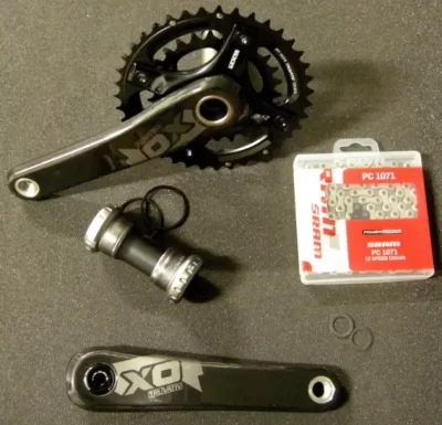 Установка системы SRAM X.0 2х10