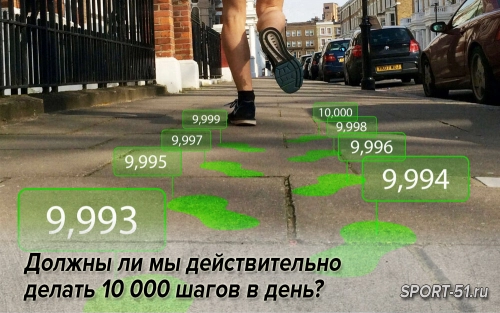 Должны ли мы действительно делать 10 000 шагов в день?