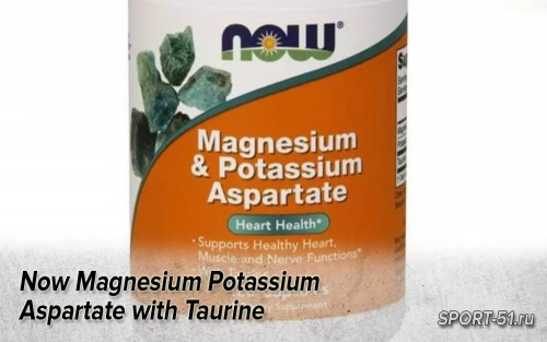 Now Magnesium Potassium Aspartate with Taurine
