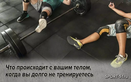 Что происходит с вашим телом, когда вы долго не тренируетесь