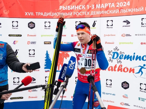 В числе победителей Деминского лыжного марафона — северянин