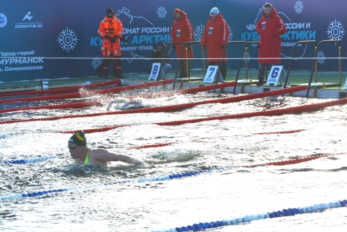 Немного тёплого душа к Чемпионату зимнего плавания